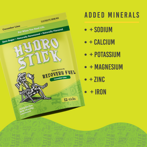 HydroStick, Hydration Support, Electrolyte Drink Mix, Stick Packs, 12ct Gusset Bag, 97g