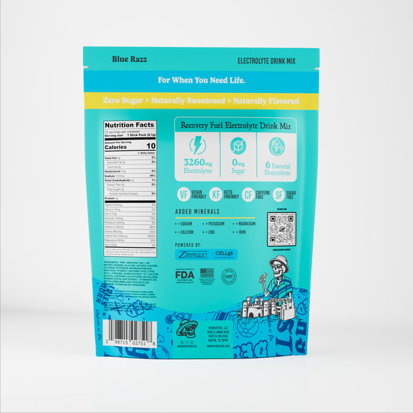 HydroStick, Hydration Support, Electrolyte Drink Mix, Stick Packs, 12ct Gusset Bag, 97g